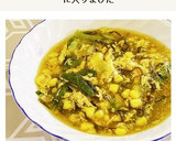 レタスとコーンのかきたまスープ作り方6写真