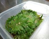 青しそのにんにく醤油漬け♪作り方3写真