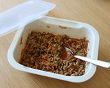 レンジで簡単！プルコギそぼろ丼作り方5写真