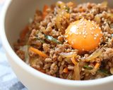 レンジで簡単！プルコギそぼろ丼作り方7写真