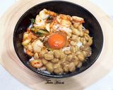 栄養満点チーズinキムチ納豆の時短TKG作り方6写真