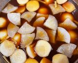 ボイルヤリイカと大根＊里芋のうま煮♪作り方4写真