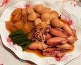 ボイルヤリイカと大根＊里芋のうま煮♪作り方6写真