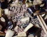 ナス甘味噌挽肉コラボ煮びたし作り方7写真