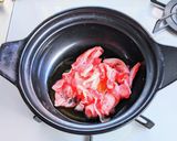 豚肉と豆富の具材たっぷりおかずスープ鍋作り方5写真