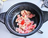 豚肉と豆富の具材たっぷりおかずスープ鍋作り方6写真
