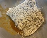 俺流！流水麺で…汁なし冷やし納豆坦々蕎麦作り方4写真