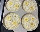 バナナと豆腐のオートミールパンケーキ作り方4写真