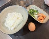 大根菜炒めと焼き鮭チャーハン作り方1写真