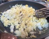 大根菜炒めと焼き鮭チャーハン作り方3写真