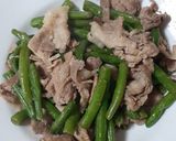 簡単★豚こま肉といんげんの炒め煮作り方4写真