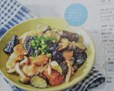 雑誌掲載 ワンパン 簡単鳥もも肉となすのみぞれ煮作り方17写真