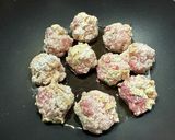 カフェ風☆豚こまと厚揚げのミートボール作り方4写真