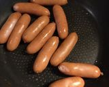 ソーセージの焼き方作り方5写真