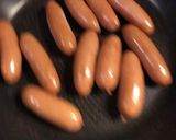 ソーセージの焼き方作り方6写真
