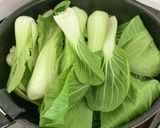 鯖缶まるごと！チンゲン菜のサバチリ作り方3写真