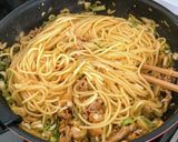 【豚キムパスタ】こっくりピリ辛！作り方5写真