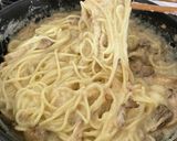 肉なしでも大満足！長芋カルボナーラ作り方5写真