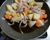 豚肉じゃが（カレー風味）作り方4写真