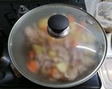豚肉じゃが（カレー風味）作り方5写真