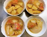 じゃがいもと玉ねぎと練り物の煮物作り方12写真