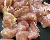 簡単！甘辛チキン作り方1写真