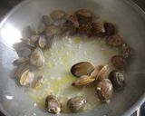 あさりと菜の花のパスタ（ボンゴレビアンコ作り方4写真