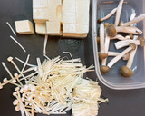 豆腐ときのこの白だし煮♩作り方1写真