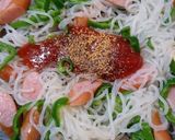 簡単！めちゃうま♪しらたきのナポリタン♪作り方5写真