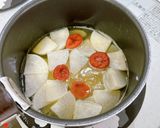 煎り酒レシピ♪梅味満喫♪冷やし梅大根作り方4写真