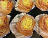 ハムチーズ卵パン★手作りパン　惣菜パン　作り方5写真