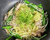 簡単☆豚ニラもやしの塩焼きそば作り方5写真