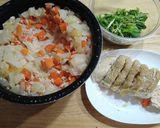 炊飯器で☆明太バターカオマンガイ作り方7写真