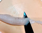 釣って来たフグの身皮を引く作り方5写真