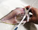 鯵の姿盛り（シマアジ）作り方11写真