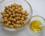 簡単！フムス　ひよこ豆ペースト作り方1写真