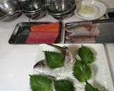 鯵の姿盛り（シマアジ）作り方20写真