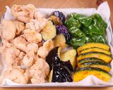 ＼旨いおかず／鶏もも肉と夏野菜の甘辛炒め作り方3写真