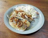 鯵のソテーにんにく醤油バターソース作り方7写真