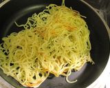 パクチー焼きそば作り方2写真