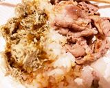 1人前200円、塩梅豚丼作り方5写真
