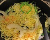 パクチー焼きそば作り方7写真