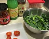 ケールのピリ辛サラダ作り方1写真