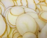 ナスと鯖缶のトマトソースでポテトグラタン作り方1写真