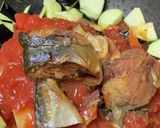 ナスと鯖缶のトマトソースでポテトグラタン作り方2写真