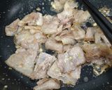 豚バラ、オレンジのパクチー炒め作り方4写真