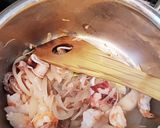 魚介の生クリームパスタ作り方4写真
