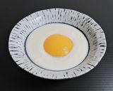 豆乳ヨーグルトと黄桃でフェイク目玉焼き作り方2写真