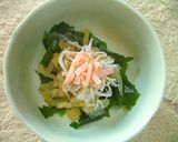 中華風甘酢★くらげとワカメの酢の物作り方3写真
