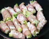レタス豚肉巻き★お弁当★帰宅の遅い家族用作り方7写真